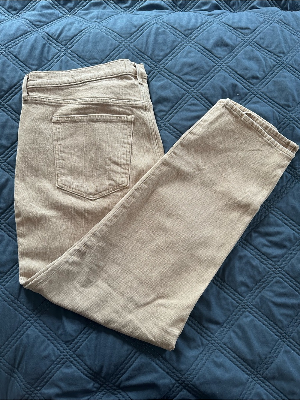 Abercrombie & Fitch Women’s Tan 90’s Straight Ultra High Rise Jeans - 20R (35)